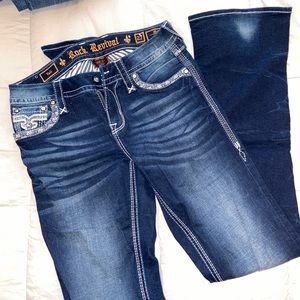 Rock revival bootcut jeans